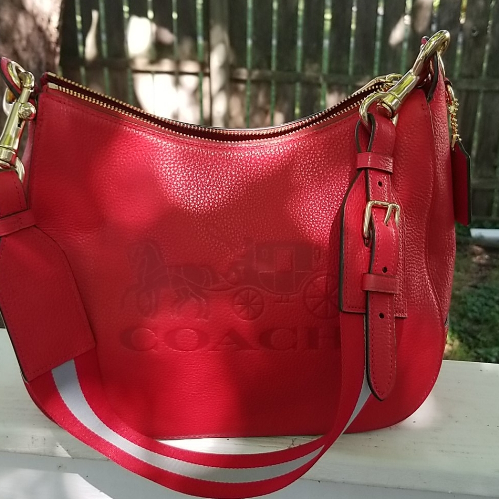 Coach Jes hobo- red